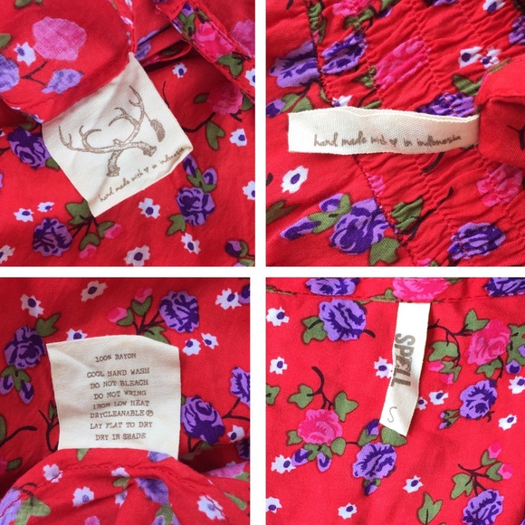 🌿 Spell Rambling Rose Dress • Size S - Picture 7 of 9